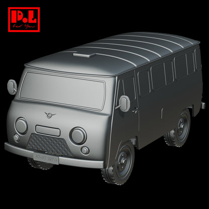 UAZ-452 (1965) Soviet All-Terrain Vehicle — 3D print STL files
