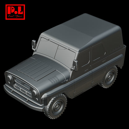UAZ-469 (1970) Soviet All-Terrain Vehicle — 3D print STL files