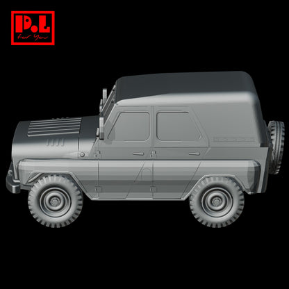 UAZ-469 (1970) Soviet All-Terrain Vehicle — 3D print STL files