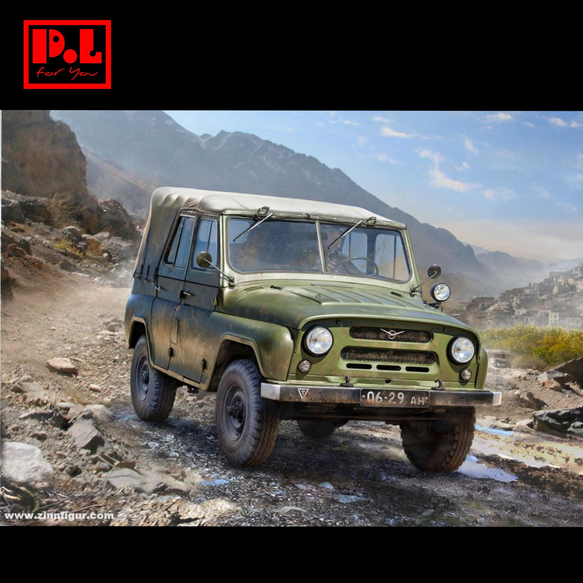 UAZ-469 (1970) Soviet All-Terrain Vehicle — 3D print STL files