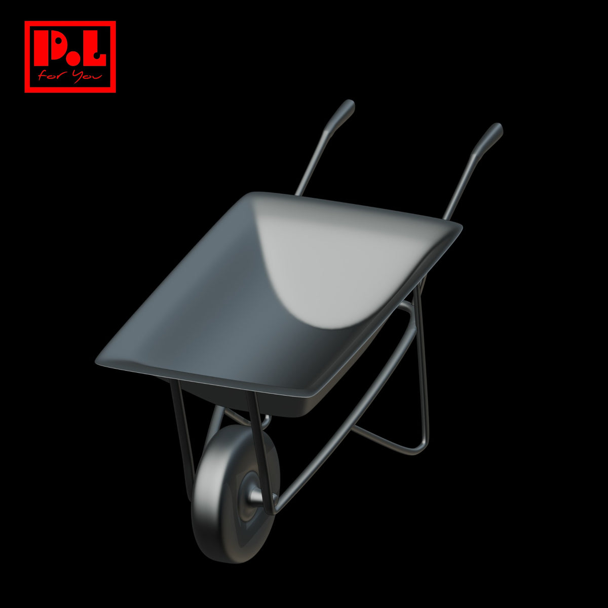 Wheelbarrow — 3D print STL files