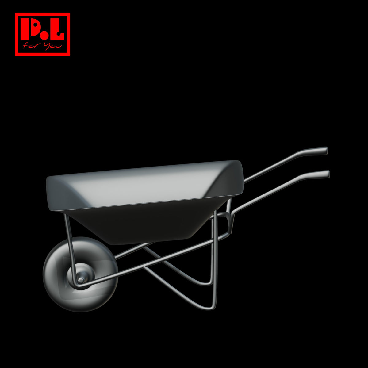 Wheelbarrow — 3D print STL files