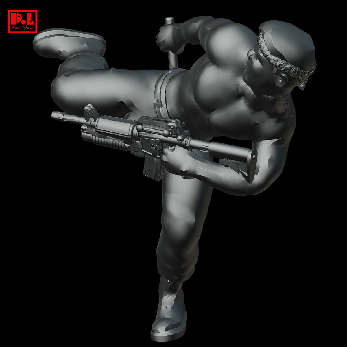 Wolfenstein - B.J. Blazkowicz — 3D print STL files