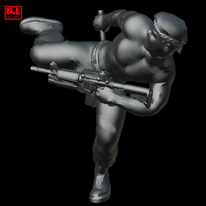 Wolfenstein - B.J. Blazkowicz — 3D print STL files