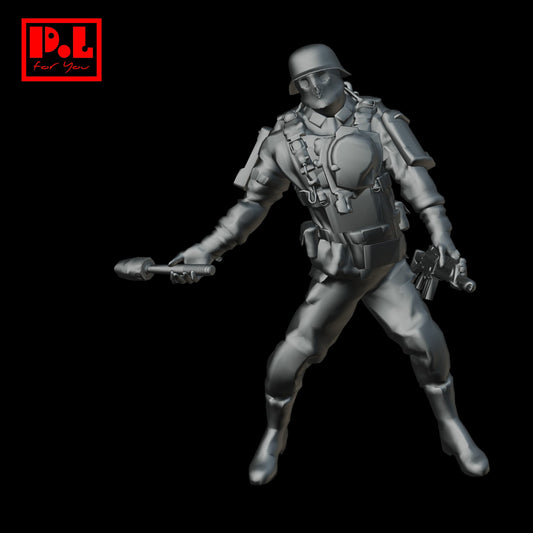 Wolfenstein The New Order - soldier v4 — 3D print STL files
