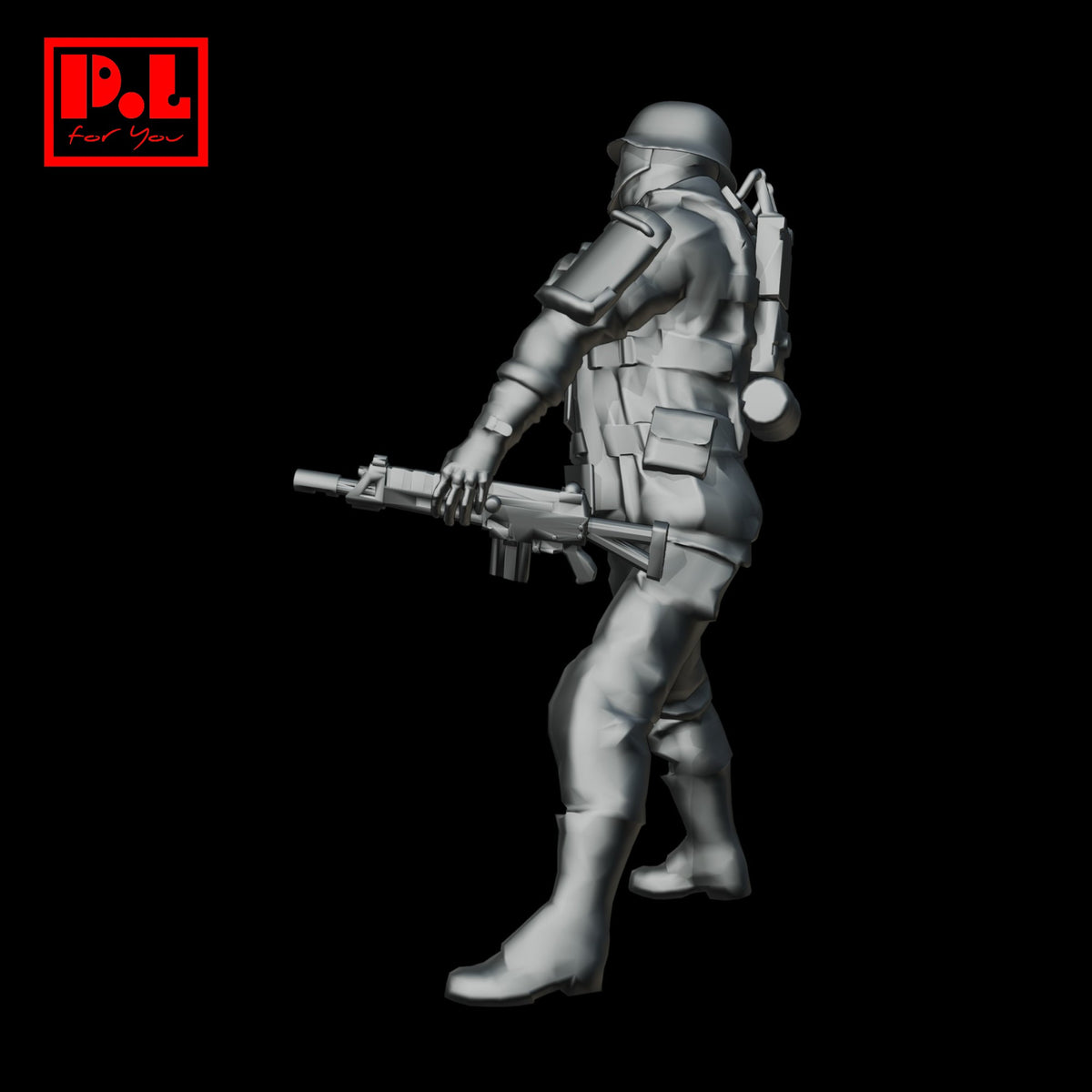 Wolfenstein The New Order - soldier v4 — 3D print STL files