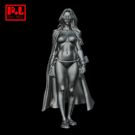 Woman on the beach — 3D print STL files