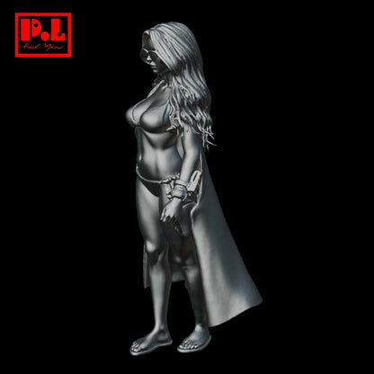Woman on the beach — 3D print STL files