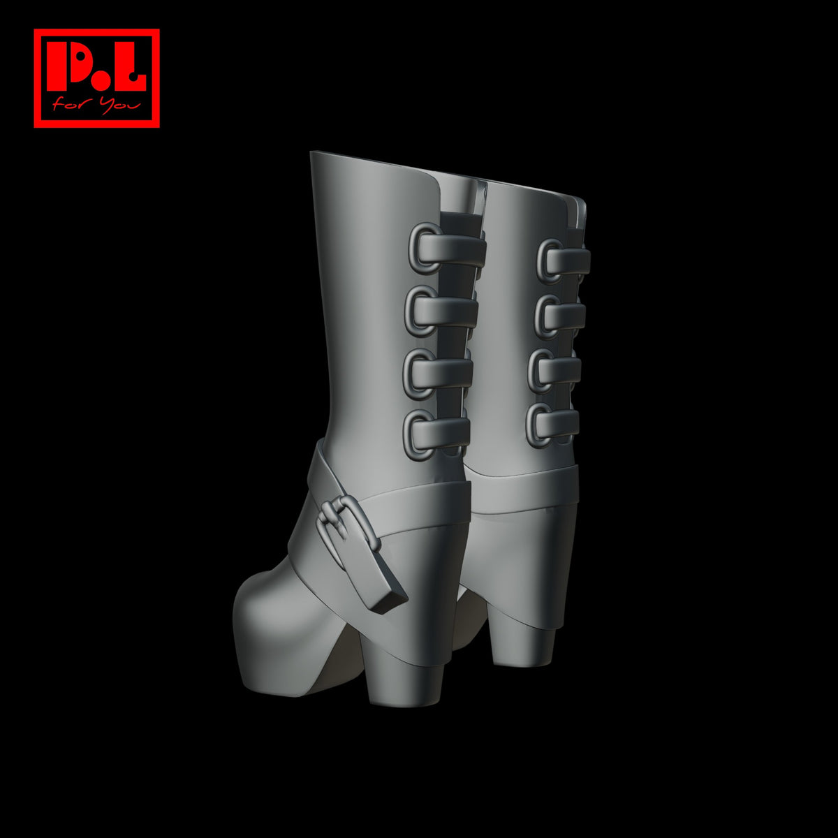 Women's boots — 3D print STL files