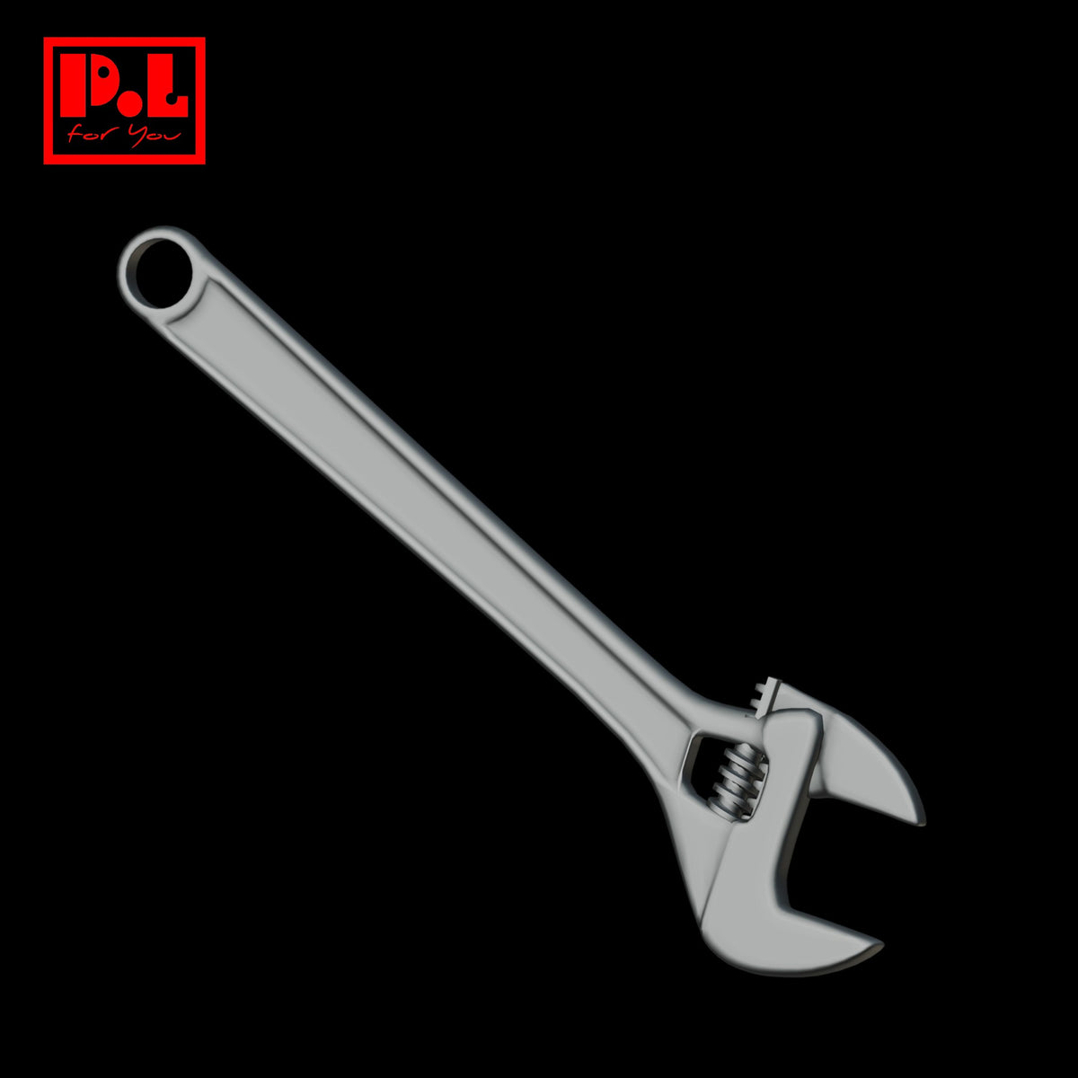 Adjustable wrench — 3D print STL files