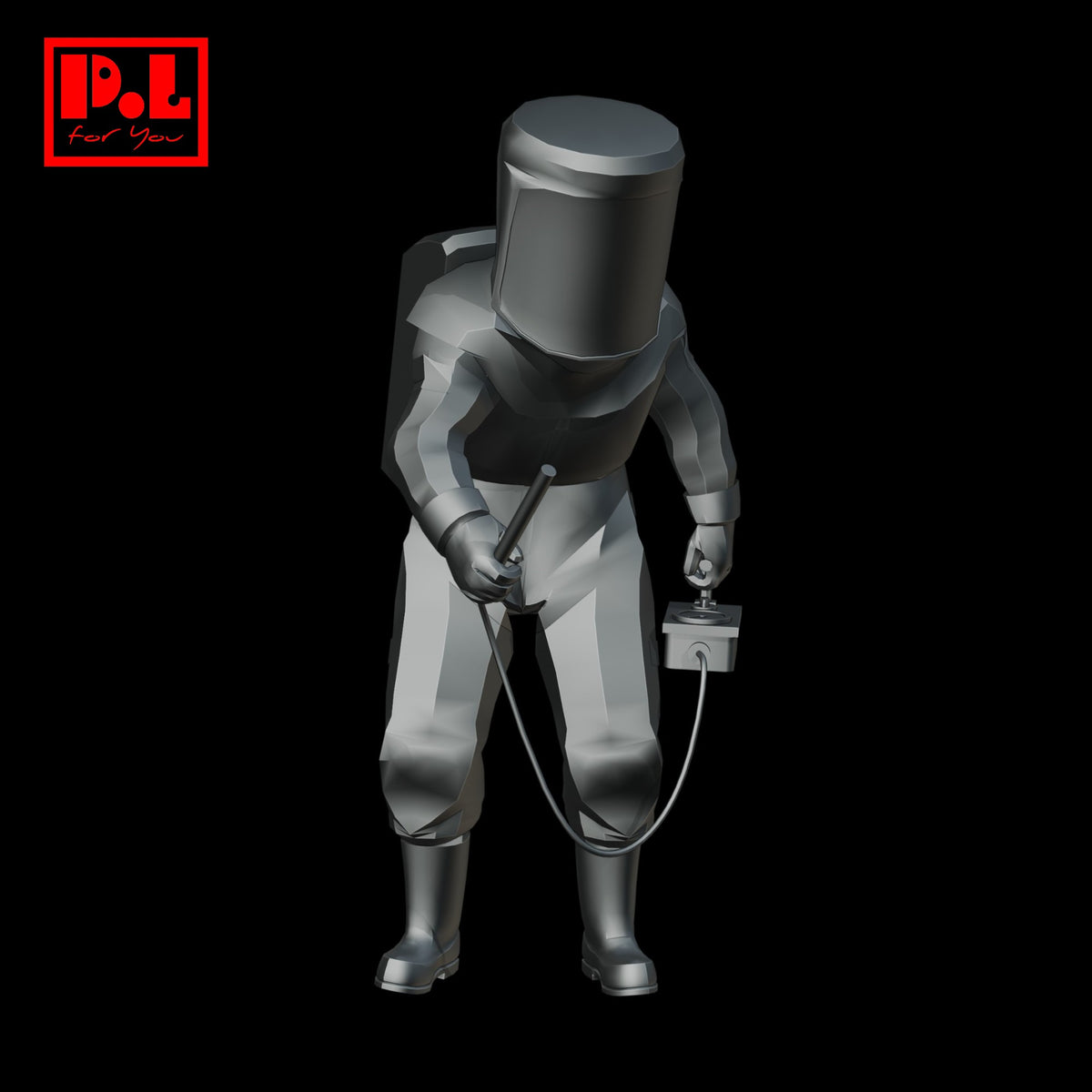 man in a radiation disaster 1 — 3D print STL files