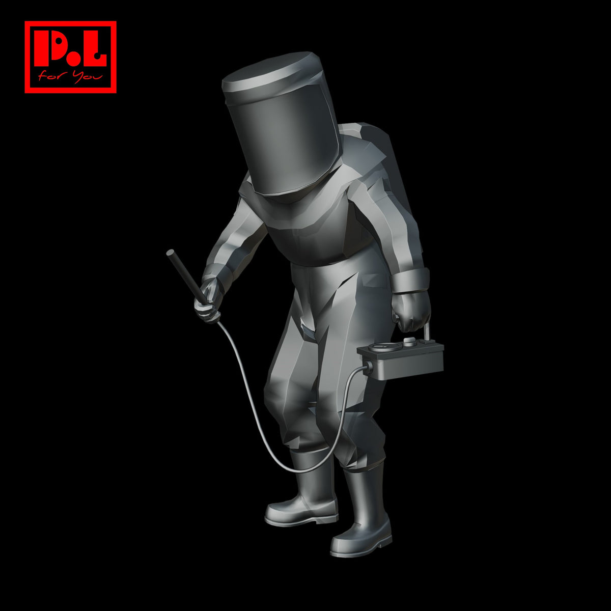 man in a radiation disaster 1 — 3D print STL files