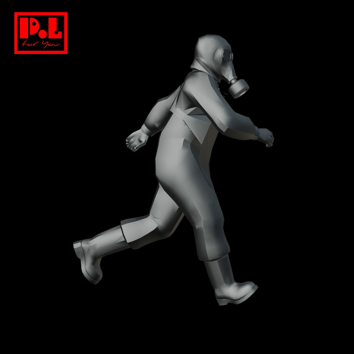 man in a radiation disaster 3 — 3D print STL files